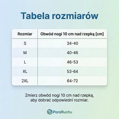 Cupriva™ - miedziana orteza kompresyjna na kolano