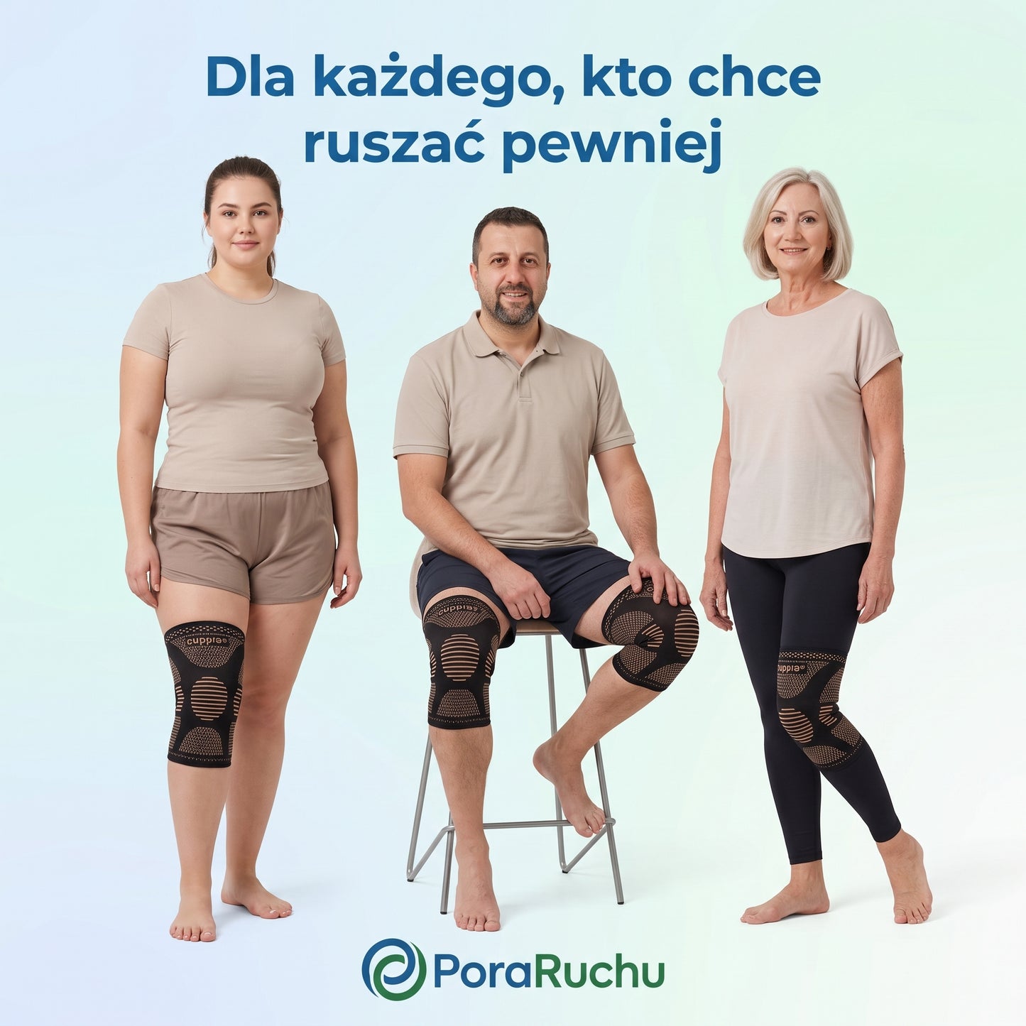 Cupriva™ - miedziana orteza kompresyjna na kolano