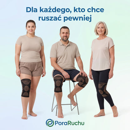 Cupriva™ - miedziana orteza kompresyjna na kolano
